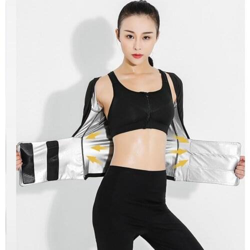 Women Sweat Tank Top Sauna Waist Trainer Vest Weight Loss Neoprene Tank Top Body Shaper Cincher