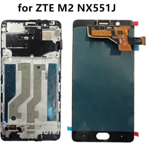 5.5" For ZTE Nubia M2 NX551J LCD Display Touch Screen Digitizer Glass Panel Assembly with Frame