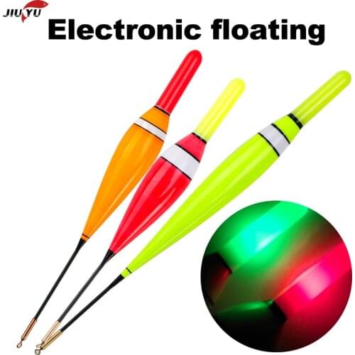 1pcs Led Luminous Fishing Float Bold Tail Buoy Long Shot Glowing Electric Sea Fishing Float Accessories With Battery CR425