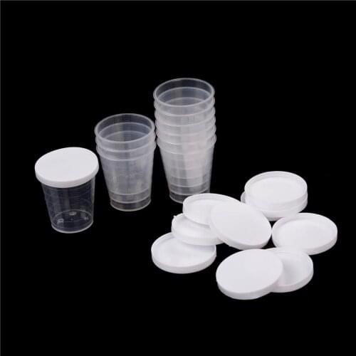 10PCS 30ml Clear PP Liquid Pill Measuring Cups Travel Pill Box Medicine Organizer Holder Cup container for liquid medicine