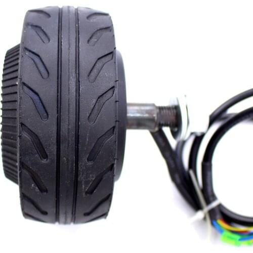 200W, 24-36V, 4 inch, brushless and toothless unilateral, with electronic brake hub motor
