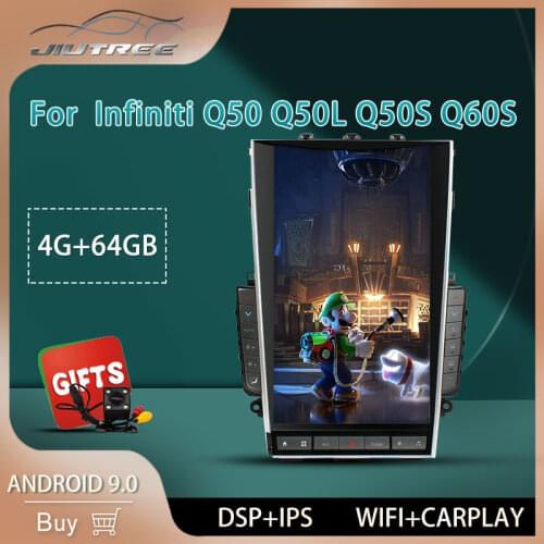 Mark 5 For car radio for Infiniti Q50 Q50L Q50S Q60S 13.6 inch Android 9.0 car radio automatic GPS navigation car multimedia