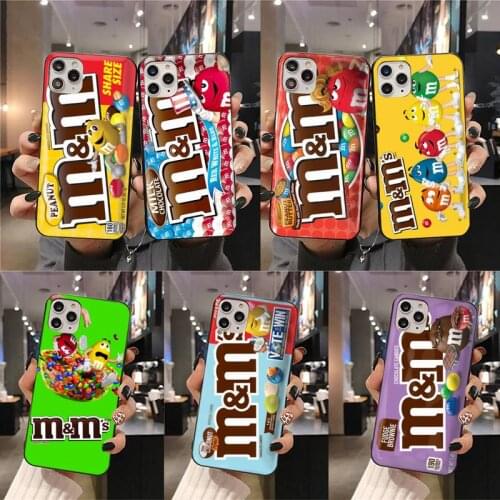 M&Ms Chocolate Box Phone Case for iphone 12 pro max 11 pro XS MAX 8 7 6 6S Plus X 5S SE 2020 XR case