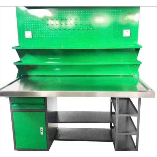 Diesel Common Rail Injector Repair Workbench Stainless Steel Countertop with Hook and Drawer Type Gasket Cabinet Repair Station