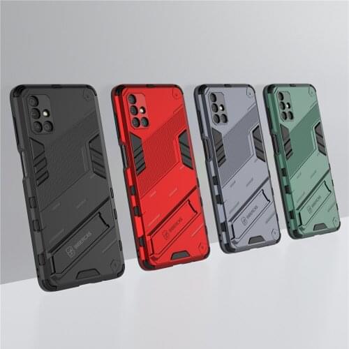 For Samsung M51 Case Shockproof Robot Holder Stand Armor Cover for Samsung Galaxy M51 SM-M515F/DSN M 51 6.7'' Fundas Coque Capa