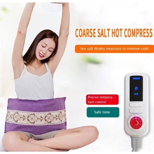 Electric heating salt bag coarse salt electric heat protection waist large grain sea salt bag cervical therapy bag rheumatism