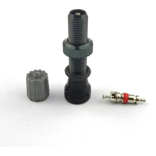 Mountain Bike Valve Aluminum Alloy Screw-on Tubeless Valve For Bicycle Tubeless Tires Brass Core Stem Sealant Compatible