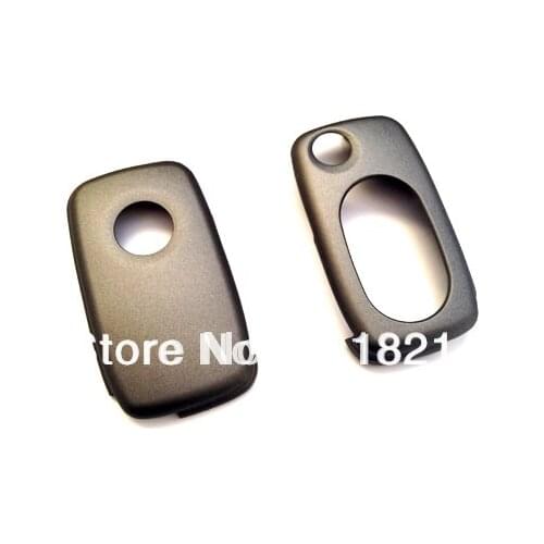 MK4 Oval Key Pad Remote Flip Key Cover Carbon Grey For Volkswagen For VW