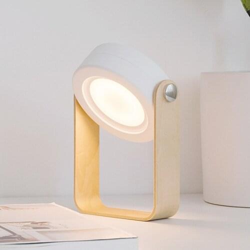 Nordic Rechargeable Lantern Lamp Adjustable Flash Night Light With Folding Design Dimmable LED Desk Lamp For Reading Led Lamp