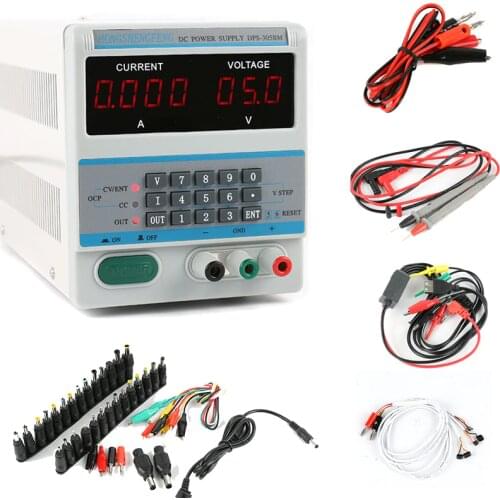 DPS-305BM Adjustable Digital Control Laboratory Programmable Switching DC Power Supply 30V 5A DIY Laptop Phone Repair Kit Set