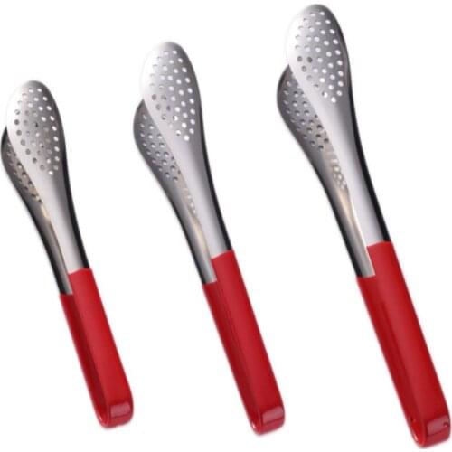 Stainless Steel Food Tongs Kitchen Utensils Buffet Cooking Tool Anti Heat Bread Clip Pastry Clamp Barbecue Kitchen Tongs Steel