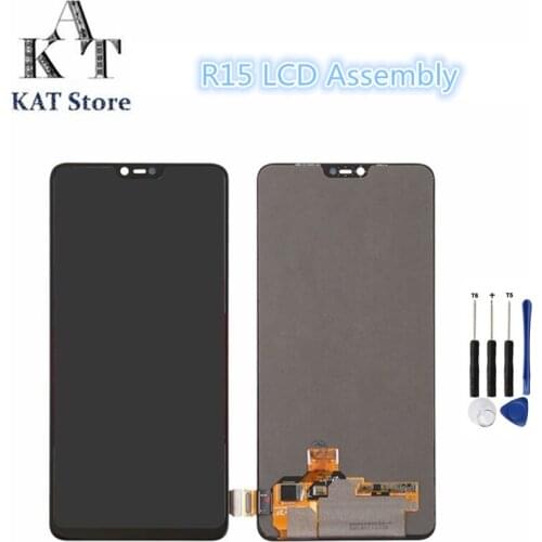 KAT 6.28" LCD Display Touch Screen For OPPO R15 LCD Touch Assembly Best After-sales service