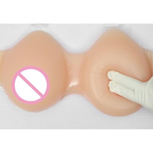 600g B Cup Silicone Fake Breast Form Top Quality Realistic Soft Boobs Crossdresser Transgender Queen Transvestite Mastectomy Bra
