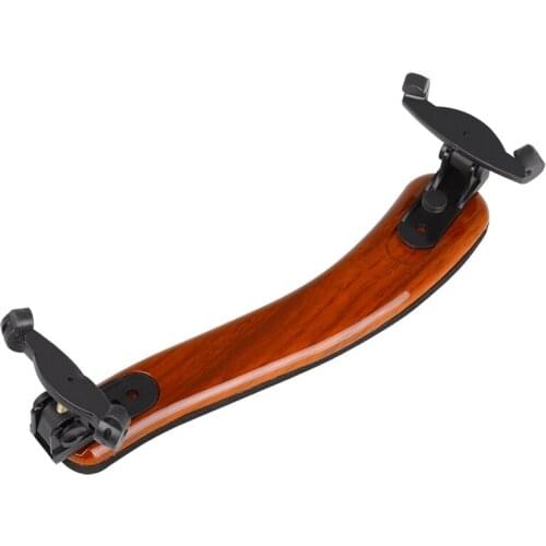 Violin Shoulder Rest Support Professional 1/4 1/2 Full Size Adjustable Maple Wood Violin Shoulder Rest Violin Parts Accessories