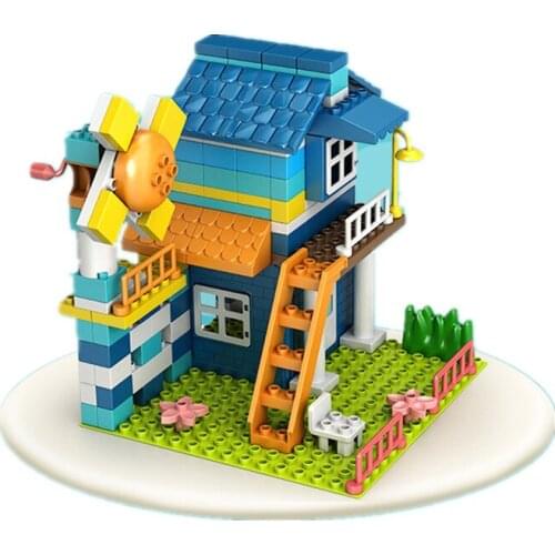 Bandai Building Block Wisdom Japan House Big Particle Puzzle Childrens Puzzle Ideas The Best Gift for Children