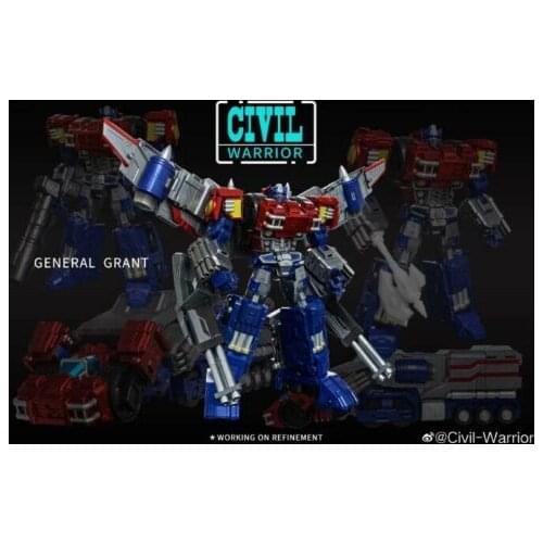 In Stock Civil Warrior General Grant CW-01 CW01 OptimusPrime OP New With Box