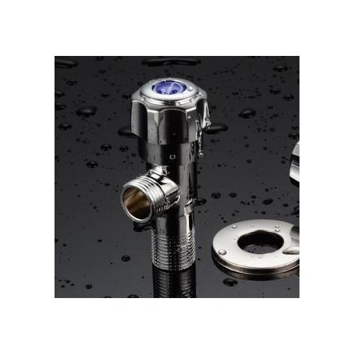 Bathroom water heater inlet valve, Copper cold and hot water stop valve triangle valve,Brass Toilet/kitchen filling valve chrome