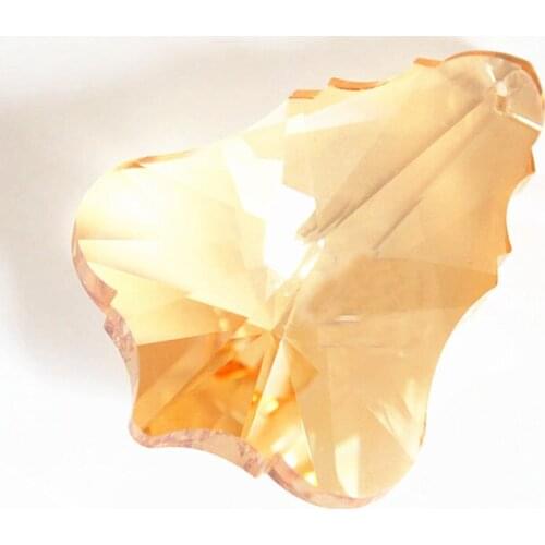 100pcs 63mm Champagne Gourd Glass Crystal Prisms Suncatcher Pendants for Chandeliers Spectra Lustres Lamp Hanging Drops