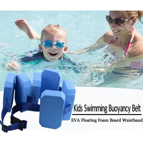 2021 W Kids EVA Adjustable Waist Belt Safety Training Tools Swimming Float Children Swimming Buoyancy Plates Practice new