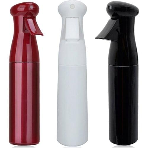 300ml Continuous Sprayer Hair Water Ultra Fine Mister Spray Bottle For Barber Hairstyling Cleaning Plants Misting Skin Care