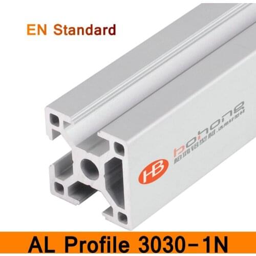 3030-1N Aluminium Profile EN Standard Brackets DIY Bracket AL Aluminum Extrusion Shape CNC 3D DIY Printer Parts Linear Rail