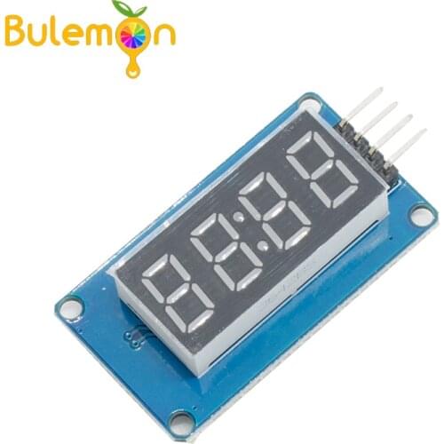 4-Digit LED 0.36" Display Tube Decimal 7 Segments TM1637 Clock Double Dots Module 0.36 inch Red Display For Arduino