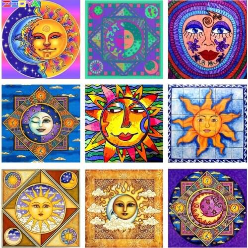 5D Diy Special Shaped Cartoon Diamond Painting Sun Diamond Embroidery Painting 3D Face Sun Diamond Mosaic Gifts Decortion Er036