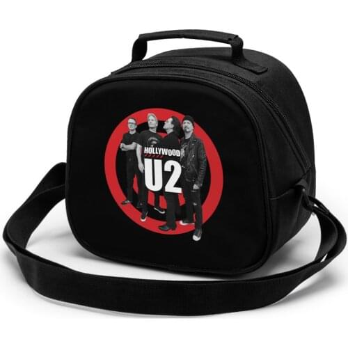 Hollywood U2 Children Lunch Bag Lunch Bag Student Portable Insulated Office Lunch Box Picnic Bags Thermal Food Tote Handbag