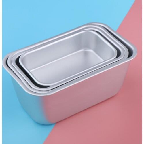 Aluminum Alloy Bread Mold Loaf Pan Tin Tray Non-stick Baking DIY Homemade Bakeware Kitchen