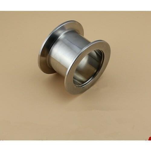 KF16 Vacuum Straight Pipe Equal Diameter Quick Installation Vacuum Pipe Fitting Straight Pipe Fitting Equal Diameter One Lengthe