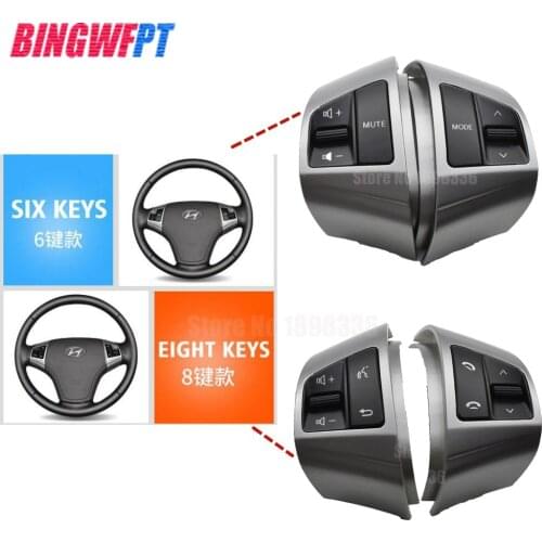 Bluetooth Call Constant Speed Cruise Modified Multi-functional Steering Wheel Switch Button For Hyundai Elantra 2009-2011