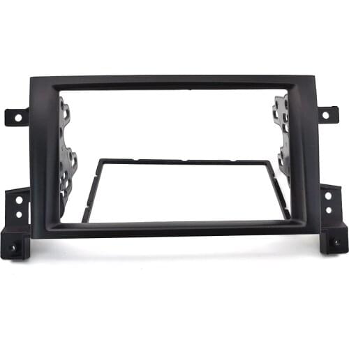2 DIN Stereo Radio Fascia Panel Frame Kit For Suzuki Grand Vitara 2005-2014