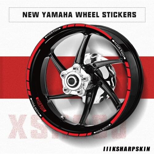 KSHARPSKIN Reflective wheel set motorcycle sticker rim decoration super mucous membrane for Yamaha XSR900 xsr 900