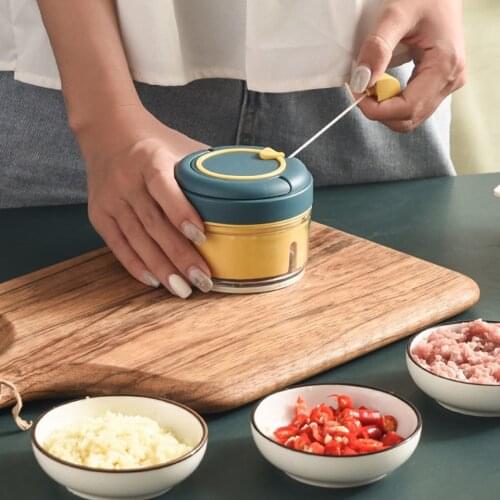 Transhome Garlic Press Crusher Multifunctional Manual Vegetable Meat Chopper Onions Grinder Mincer Shredder Kitchen Gadgets