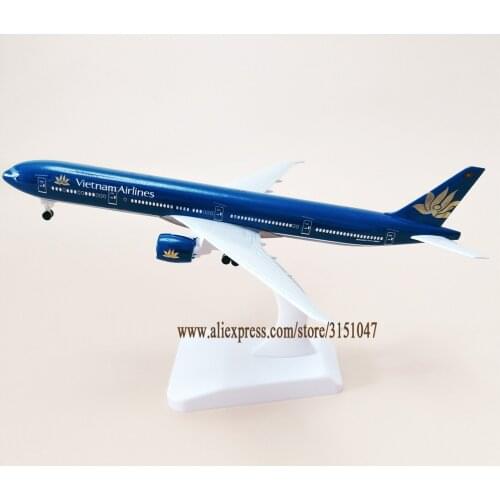 19cm Alloy Metal Air Vietnam Airlines Boeing 777 B777 Airplane Model Airways Plane Model W Wheels Landing Gears Aircraft