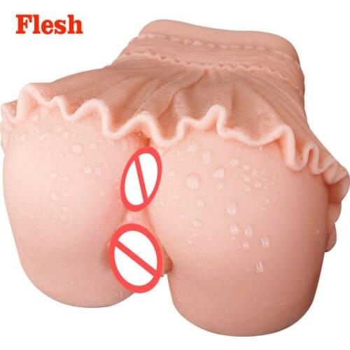 Male Masturbator Skirt Big Soft Sex Dolls Artificial Realistic Hip Vagina Pussy Anus Adults Masturbation For Men Sex Toy 625