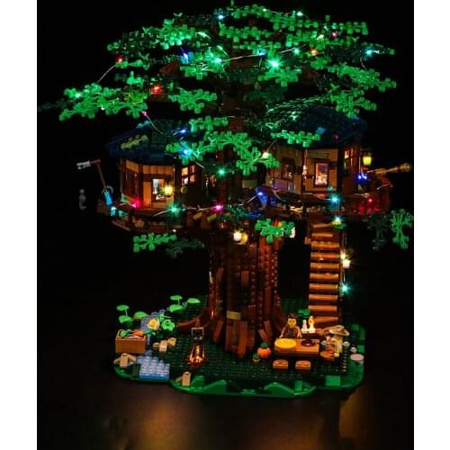 BrickBling Led Light Kit For 21318 Tree House Collectible Building (NOT Include Building Bricks)