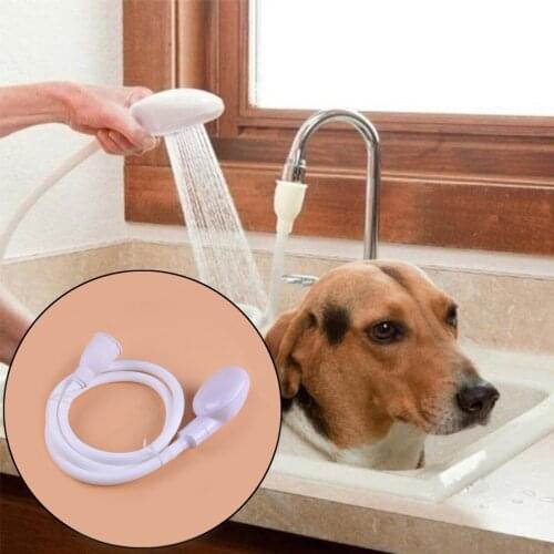 Tap Sink Dog Bath Shower Head Spray Drain Strainer with Bath Hose for Puppy Dog Supplies Pet Products Washing Hair