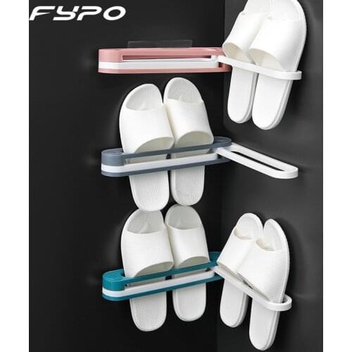 Wall Mounted Shoes Rack Home Folding Shoe Shelf for Entryway Over the Door Shoe Hangers Organizer ,Hanging Shoe Storage Racks