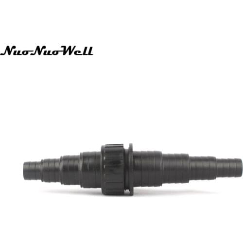 1pcs NuoNuoWell Plastic 20mm(1/2")~38mm(1 1/2") Hose Straight Connector for Fish Pond Water Tank Joint Pipe Adapter Fittings