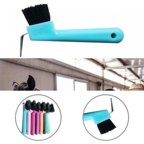 Plastic Helpful Horse Care Cleaning Brush Easy to Use Horse Hoof Brush Fine Workmanship for Indoor