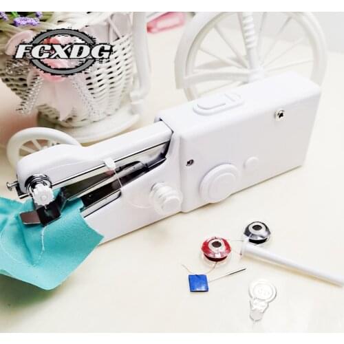 Needlework Operation Portable Sewing MachinesCordless Hand-Held Clothes Simple Mini Sewing Machines Handwork Tools Accessories