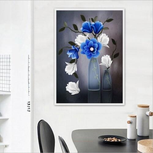 SHANSHIYOUPIN Diamond Embroidery Flower 5D Diamond Painting Cross Stitch 3D Diamond Mosaic Needlework Home Paintings A6166