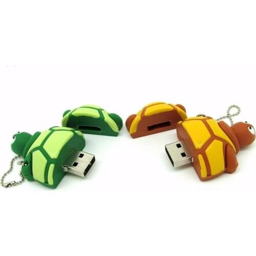 Usb flash drive cartoon Turtle memory disk Pen drive personalized stick 5 styles Tortoise pendrive 4gb 8gb 16gb 32gb tablet gift