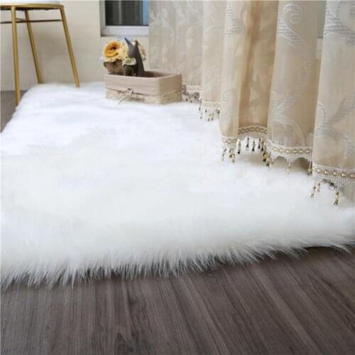 Shaggy Silky 5cm Pile Sheepskin Rug Mat For Floor Tile Bedside Window