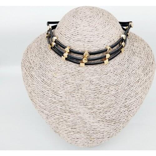 WHLYING Women's Leather Chokers