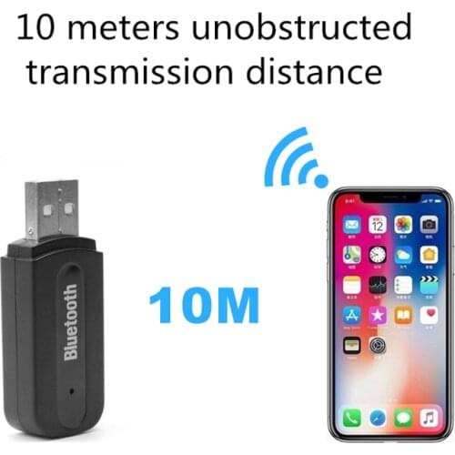 1PC USB Bluetooth 5.0 Wireless Receiver Adapter Car Speaker Wireless Audio Bluetooth Stick 3.5mm Bluetooth Audio Receiver