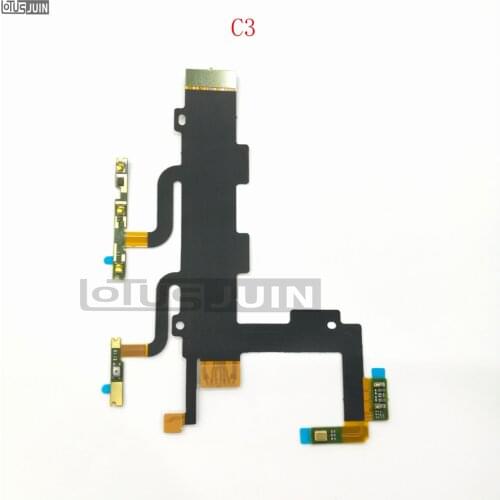 10PCS Volume Power Button & Microphone Flex for Sony Xperia C3 S55T S55U D2533 D2502