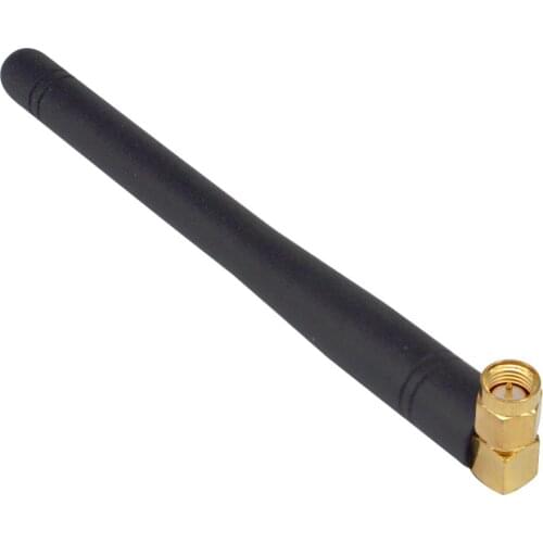 10 piece 868MHz-870Mhz rubber 2-3dbi gains antenna with SMA male plug straight connector