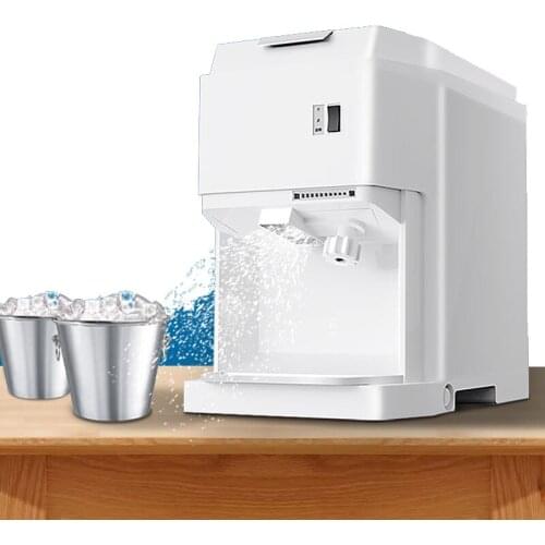 2021 Electric Commercial Cube Ice Shaver Crusher Machine 120Kg/h
